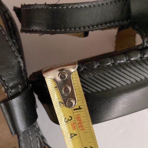 Studio Works comfort MARYBELLE black hook & loop sandals side scratch size 8M 🌹 - Picture 10 of 10